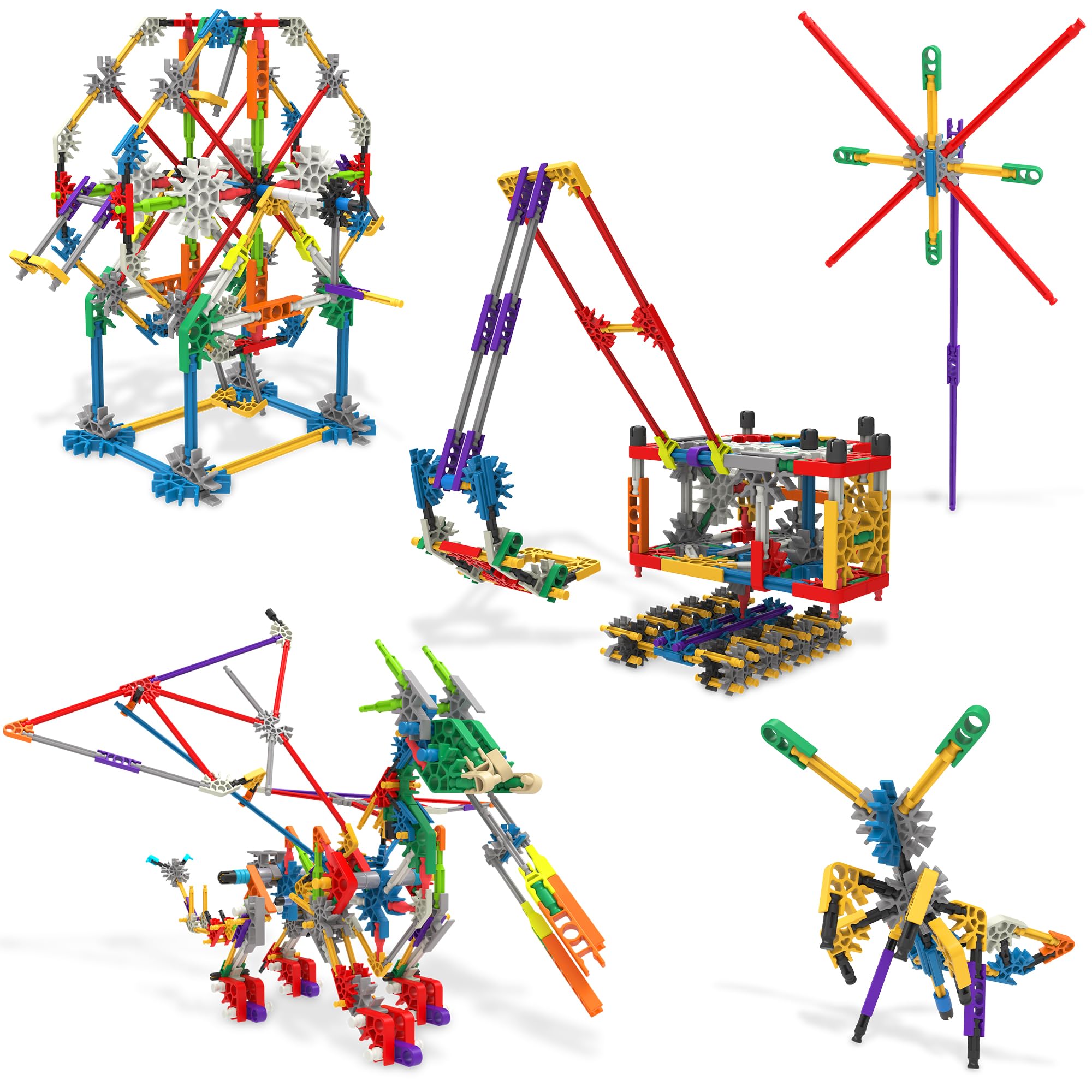 Amazon.com: KNEX 80 Model Deluxe Set with Reusable Bag - STEM
